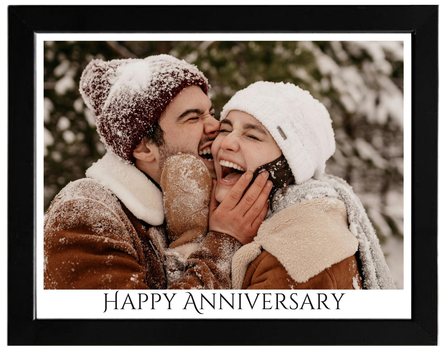 1 Photo + Text - Custom Collage Frame – Landscape