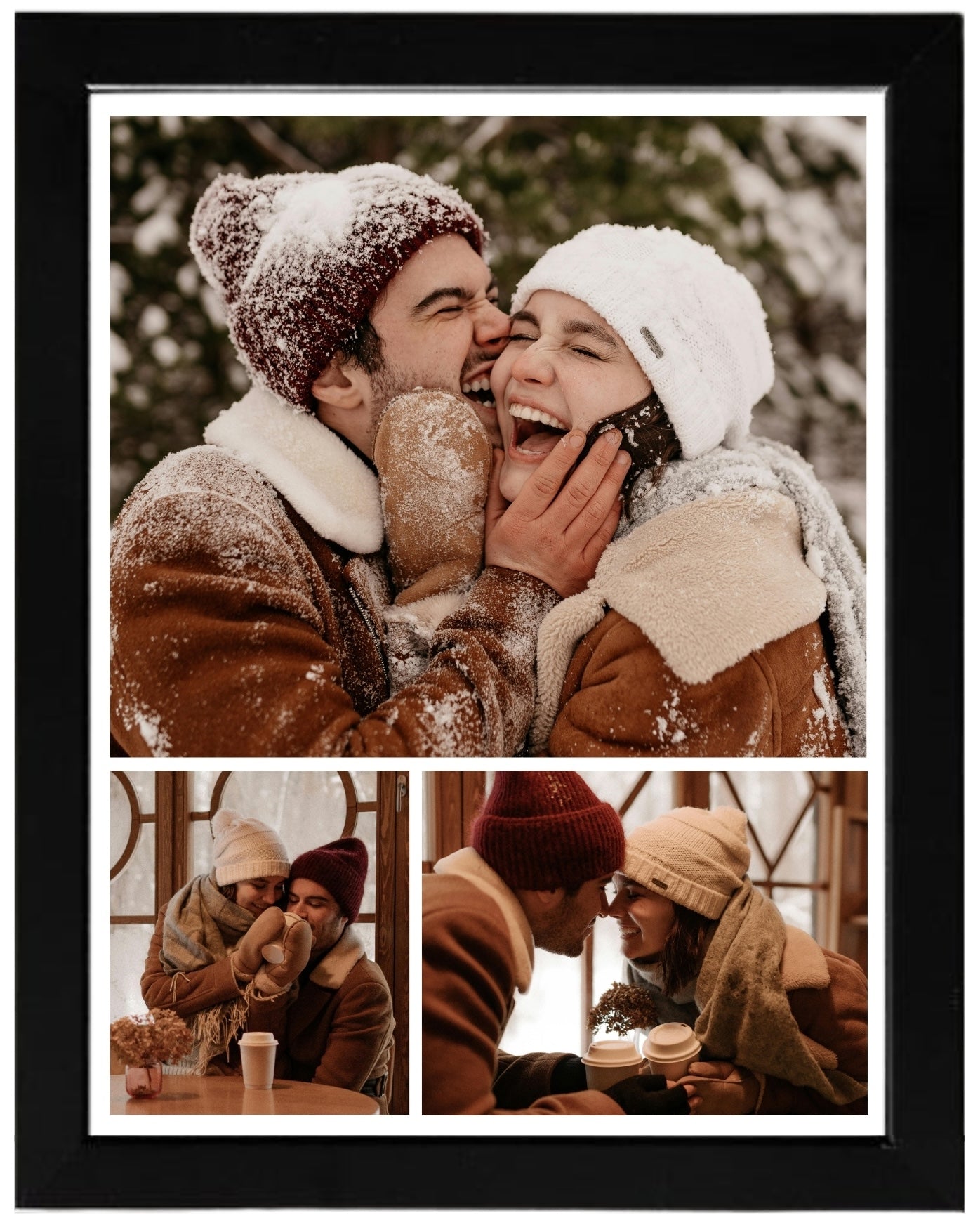 3 Photo - Custom Collage Frame – Portrait