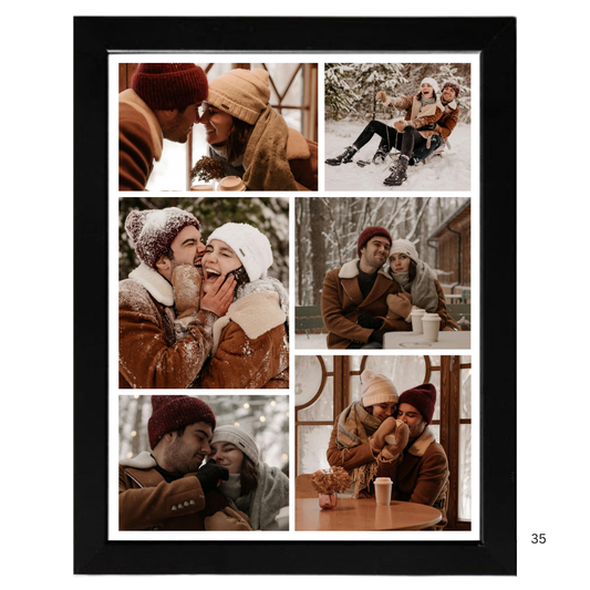 6 Photos - Custom Collage Frame – Portrait