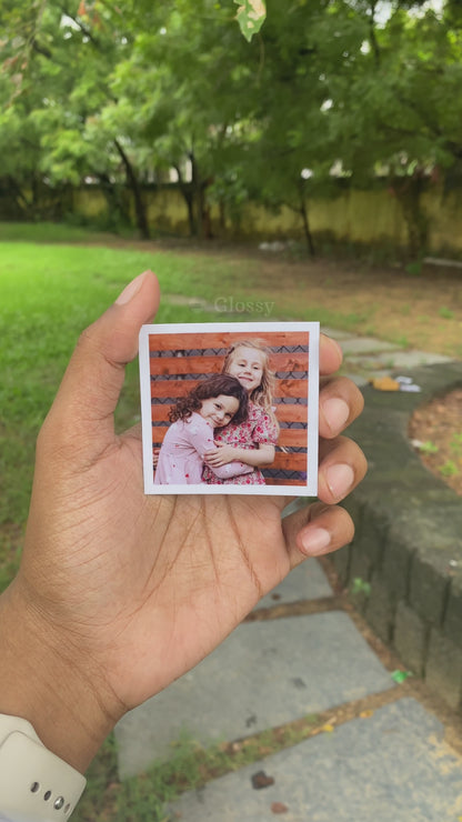 Square Photo Prints – Glossy 🪩 | Matte 🖤 | Glitter 🌟