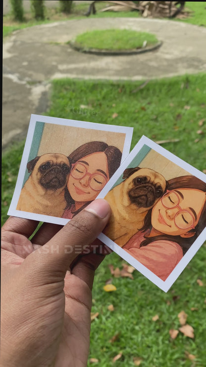 Square Photo Prints – Glossy 🪩 | Matte 🖤 | Glitter 🌟