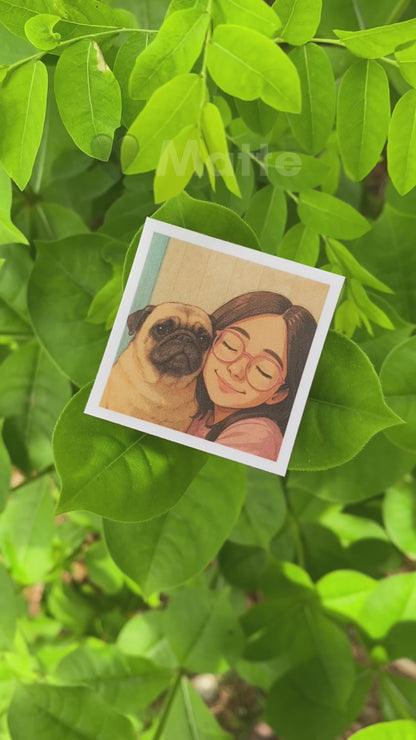 Square Photo Prints – Glossy 🪩 | Matte 🖤 | Glitter 🌟