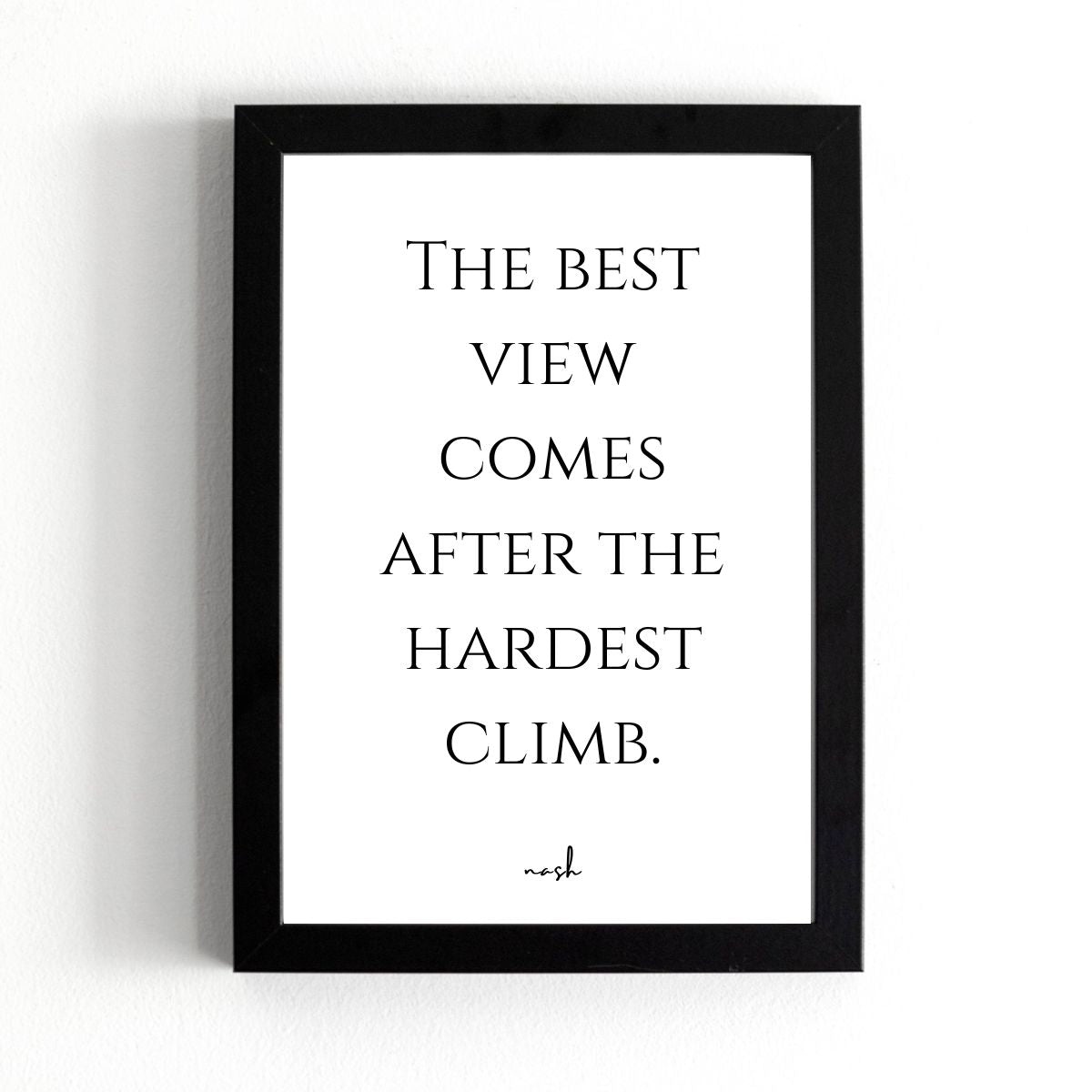 Custom Quote Frame – Nash Destiny™